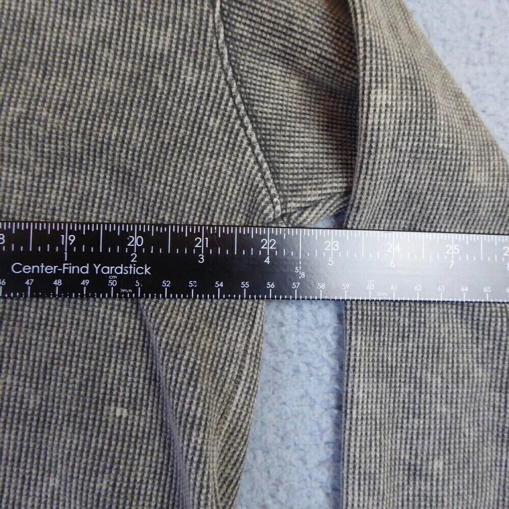 Victoria’s Secret Shirt Women’s XS Gray Oversize Cropped Pull Over Thermal